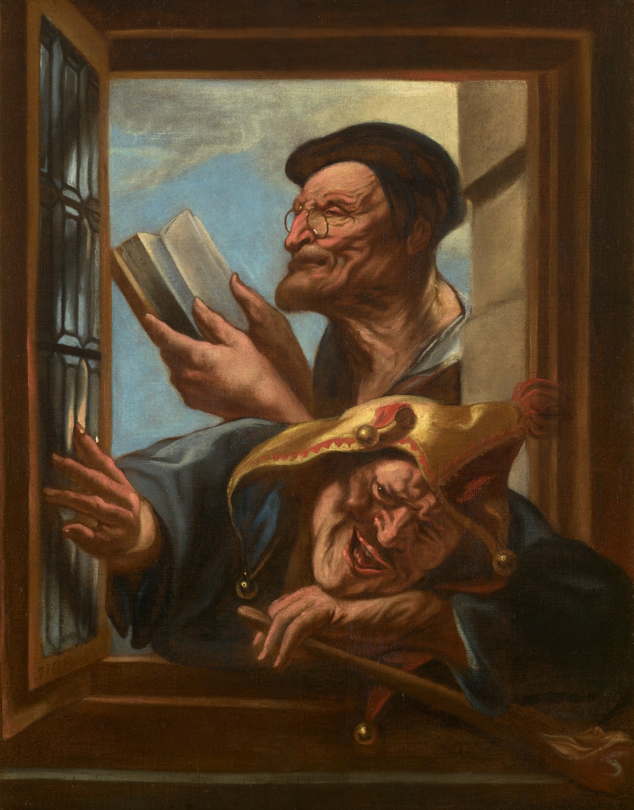 Jacob Jordaens, The Wise Man and the Jester, c. 1650